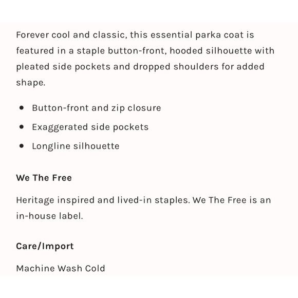 Free People We The Free Parka Jacket - Picture 7 of 9